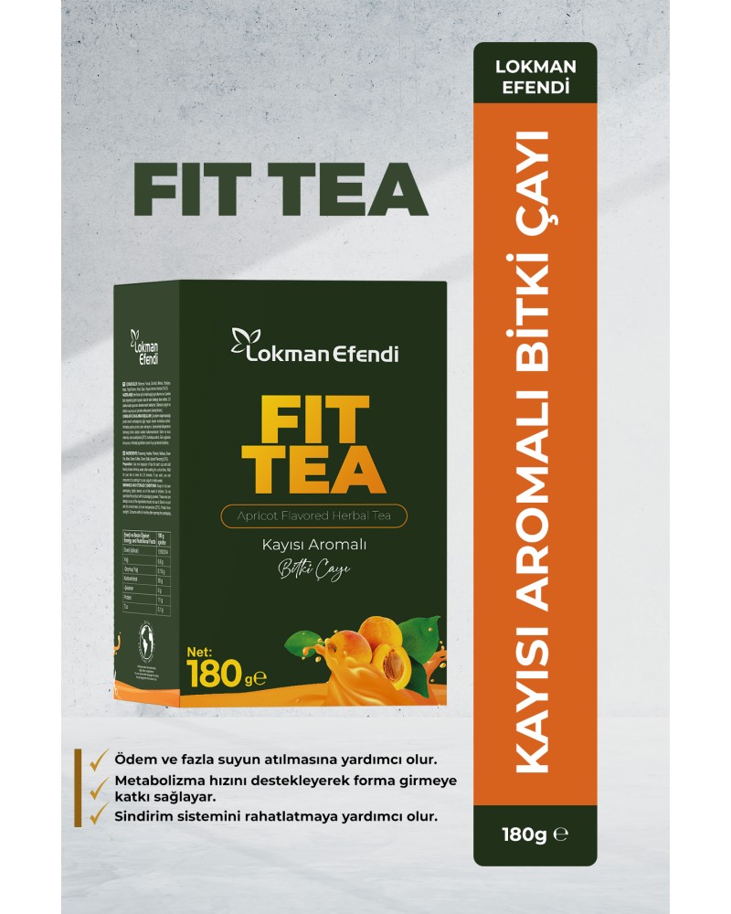 LOKMAN EFENDİ KAYISILI FORM ÇAYI FİT TEA -