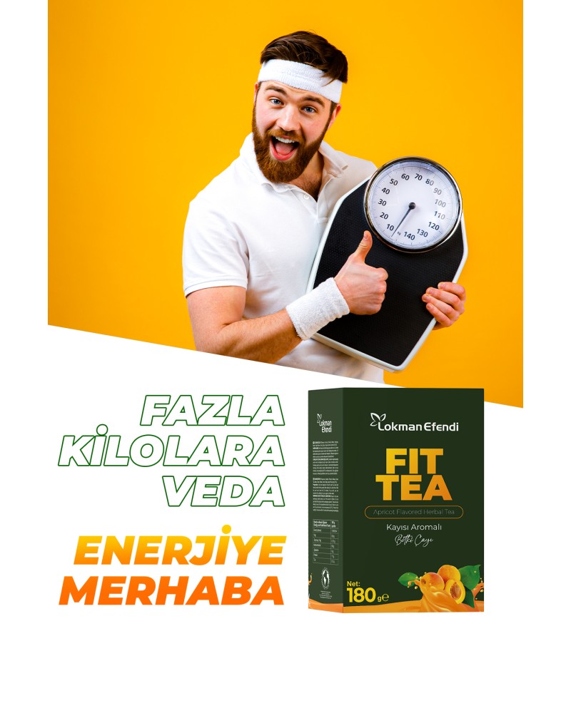 LOKMAN EFENDİ KAYISILI FORM ÇAYI FİT TEA -