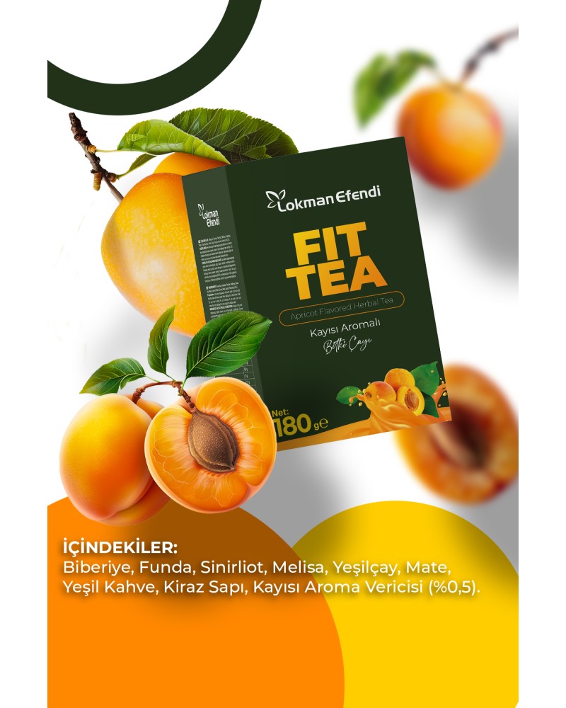 LOKMAN EFENDİ KAYISILI FORM ÇAYI FİT TEA -