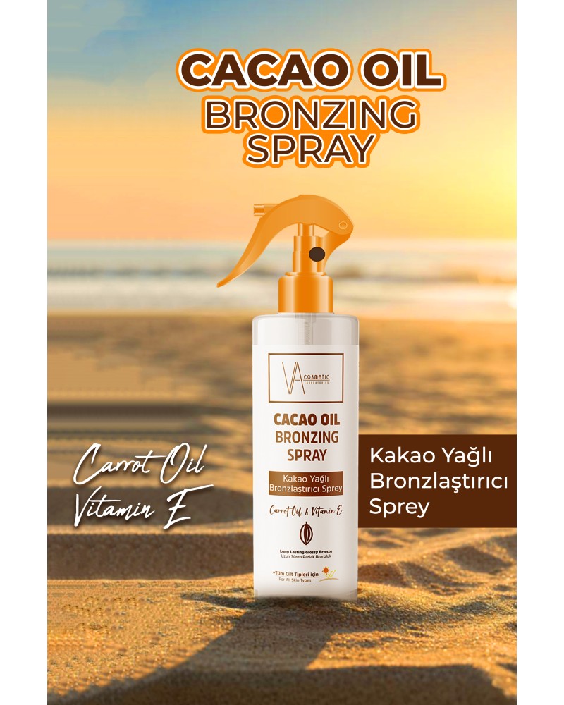 Kakao Yağlı Bronzlaştırıcı Sprey 200 ml