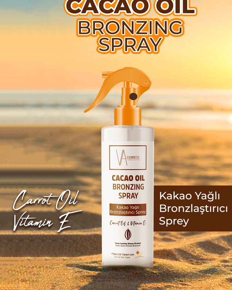 Kakao Yağlı Bronzlaştırıcı Sprey 200 ml