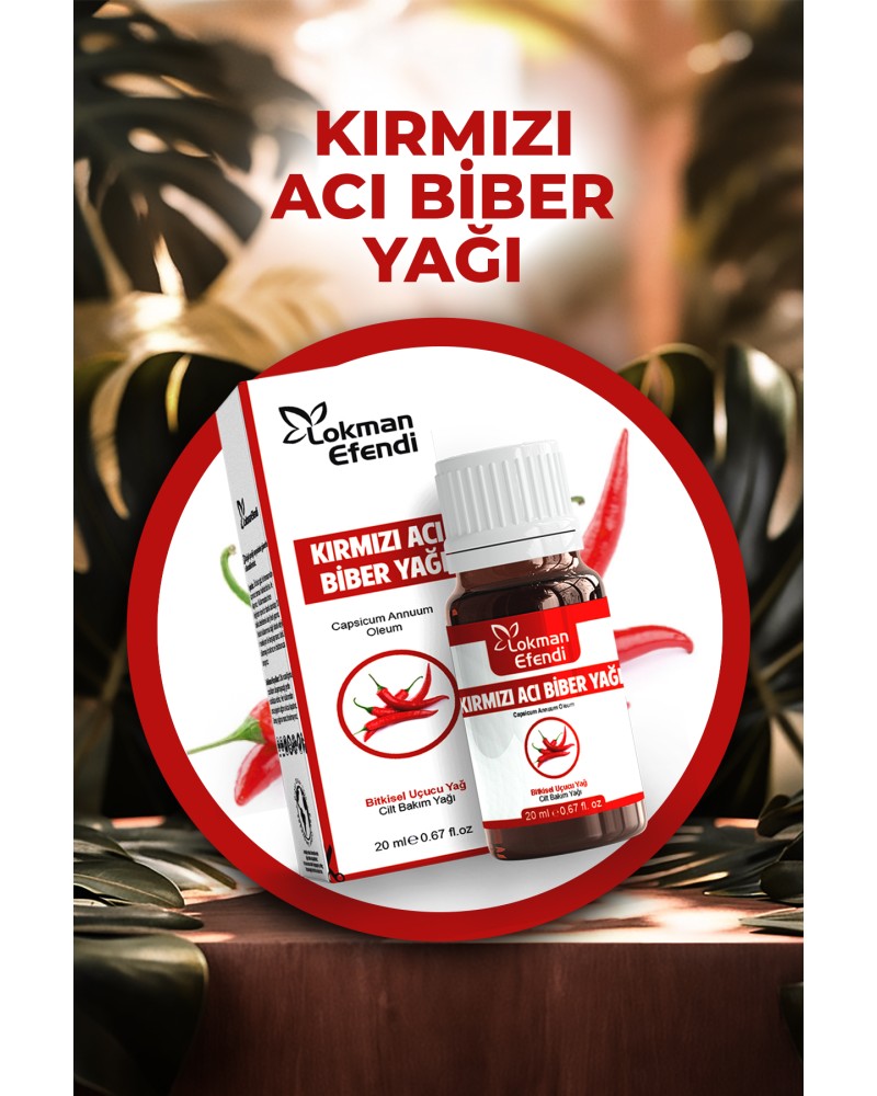 Kırmızı Acı Biber Yağı