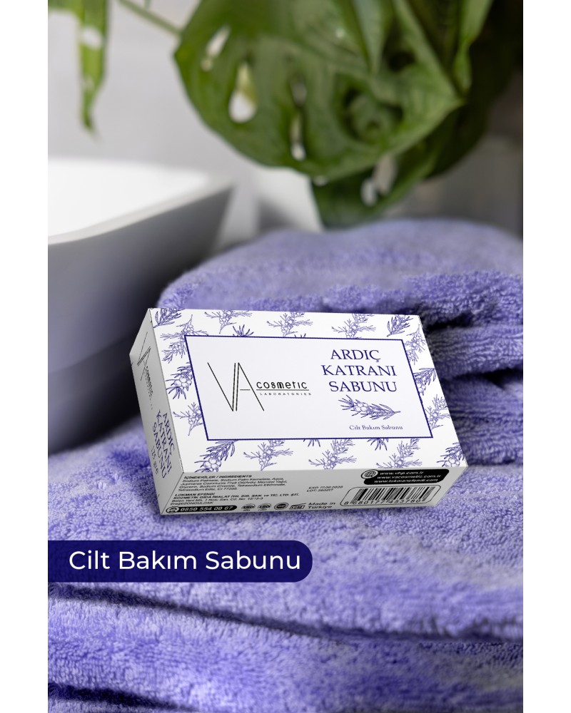 Va Kozmetik Besleyici Bakım Doğal Ardıç Katranı Sabunu 125gr