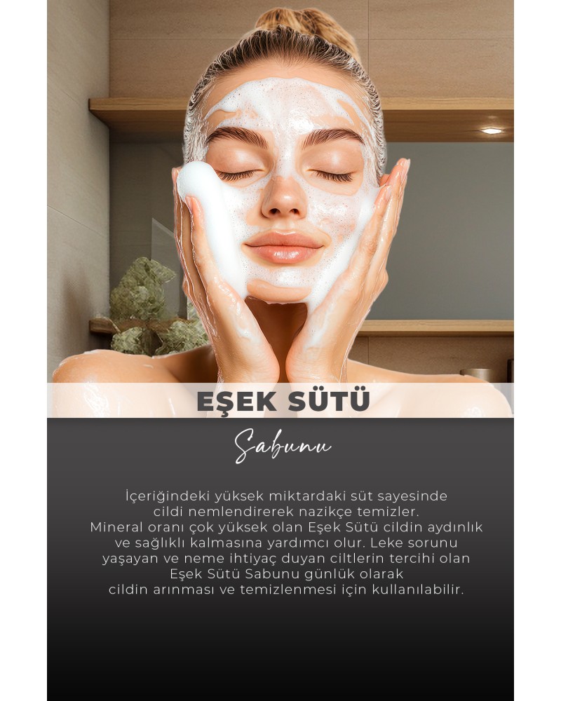 Va Kozmetik Besleyici Doğal Bakım Eşek Sütü Sabunu 125gr