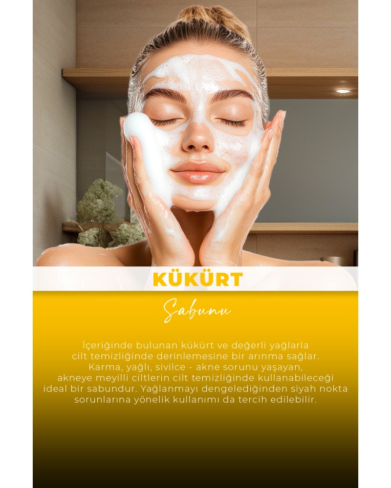 Va Kozmetik Besleyici Bakım Doğal Kükürt Sabunu 125gr