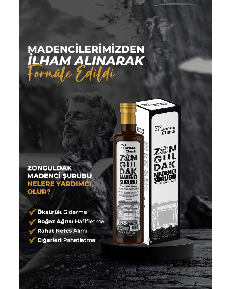 Zonguldak Madenci Şurubu 250 ml