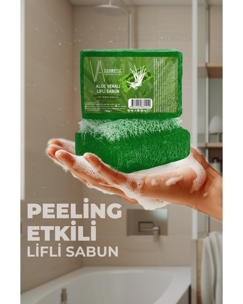 VA COSMETIC ALOE VERALI LİFLİ SABUN