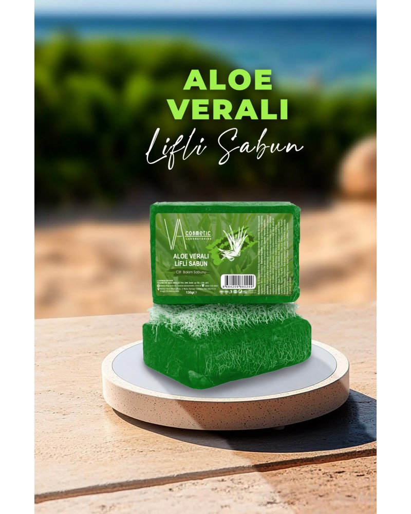 VA COSMETIC ALOE VERALI LİFLİ SABUN