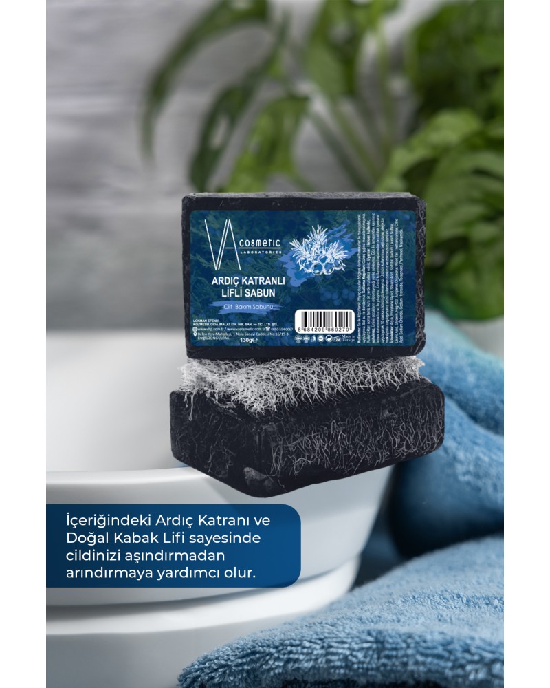 VA COSMETIC ARDIÇ KATRANLI LİFLİ SABUN