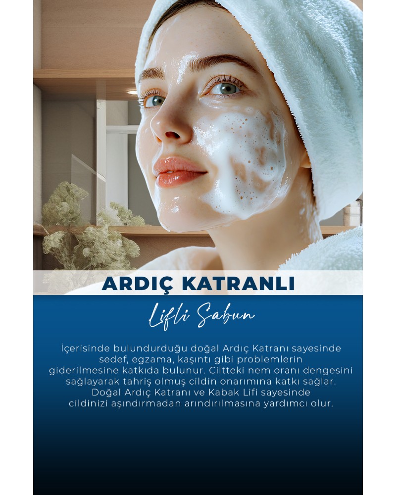 VA COSMETIC ARDIÇ KATRANLI LİFLİ SABUN