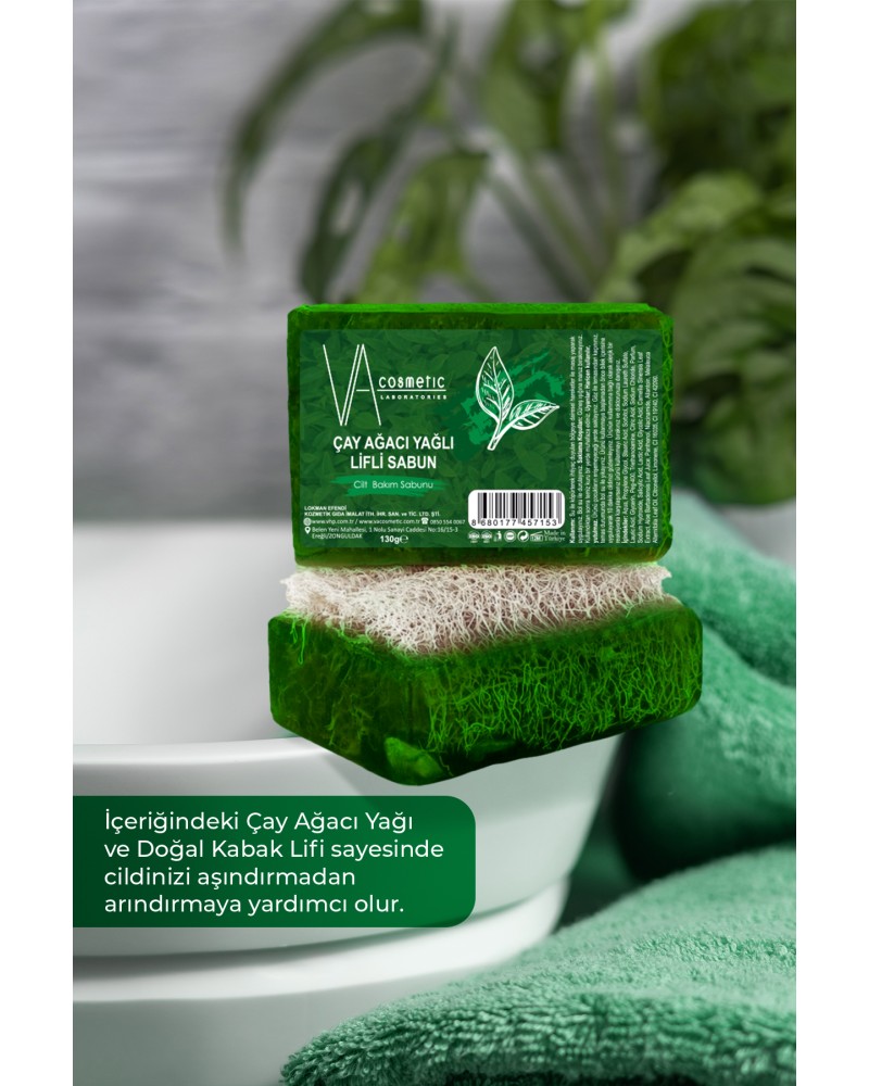 VA COSMETIC ÇAY AĞACI LİFLİ SABUN