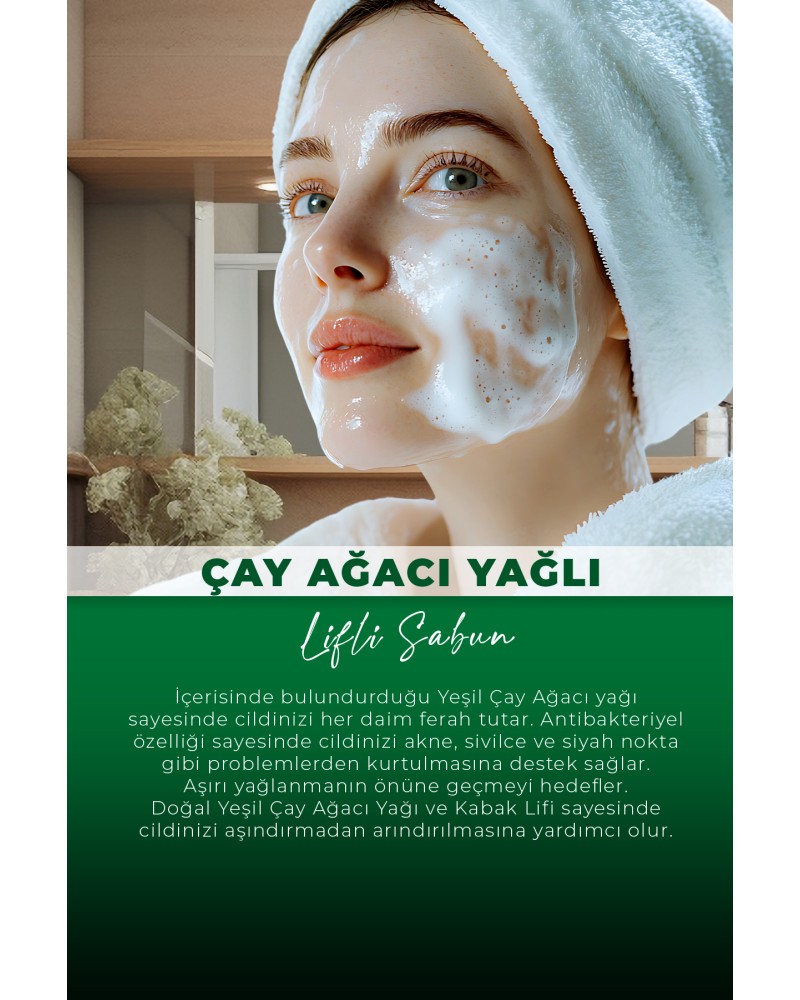 VA COSMETIC ÇAY AĞACI LİFLİ SABUN