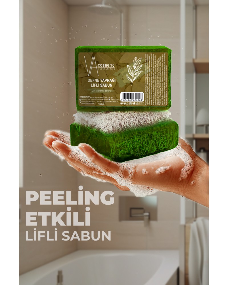 VA COSMETIC DEFNE YAPRAĞI LİFLİ SABUN