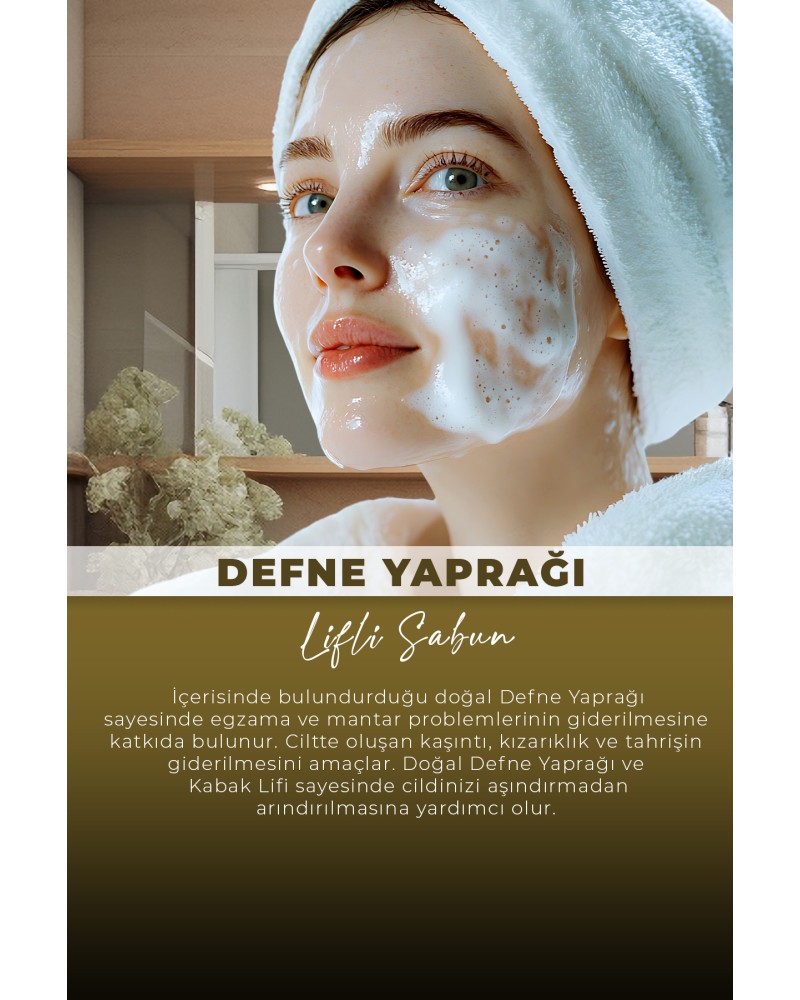 VA COSMETIC DEFNE YAPRAĞI LİFLİ SABUN