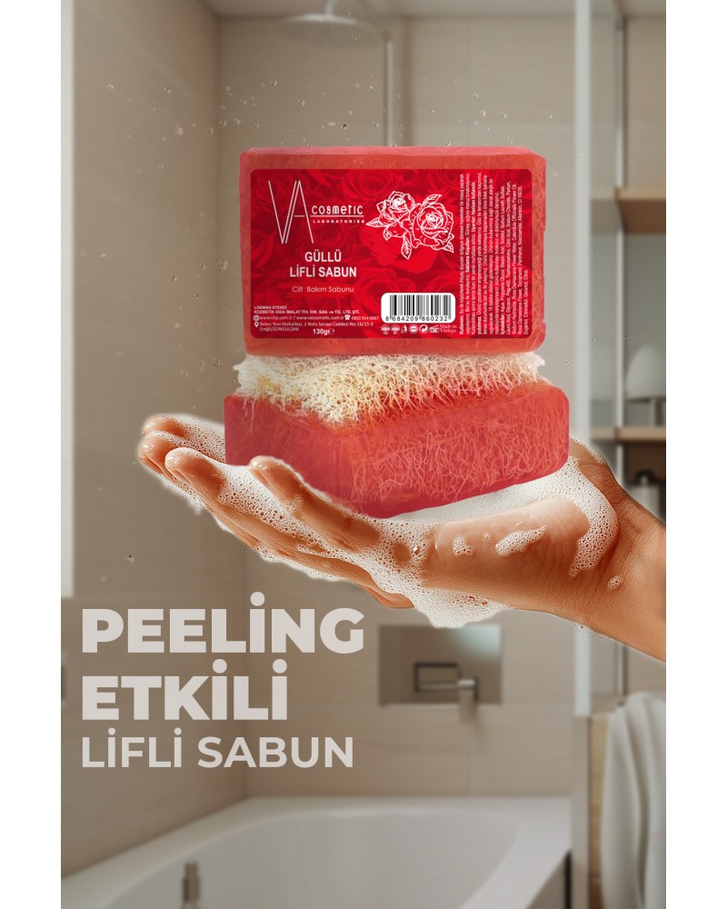 VA COSMETIC GÜLLÜ LİFLİ SABUN