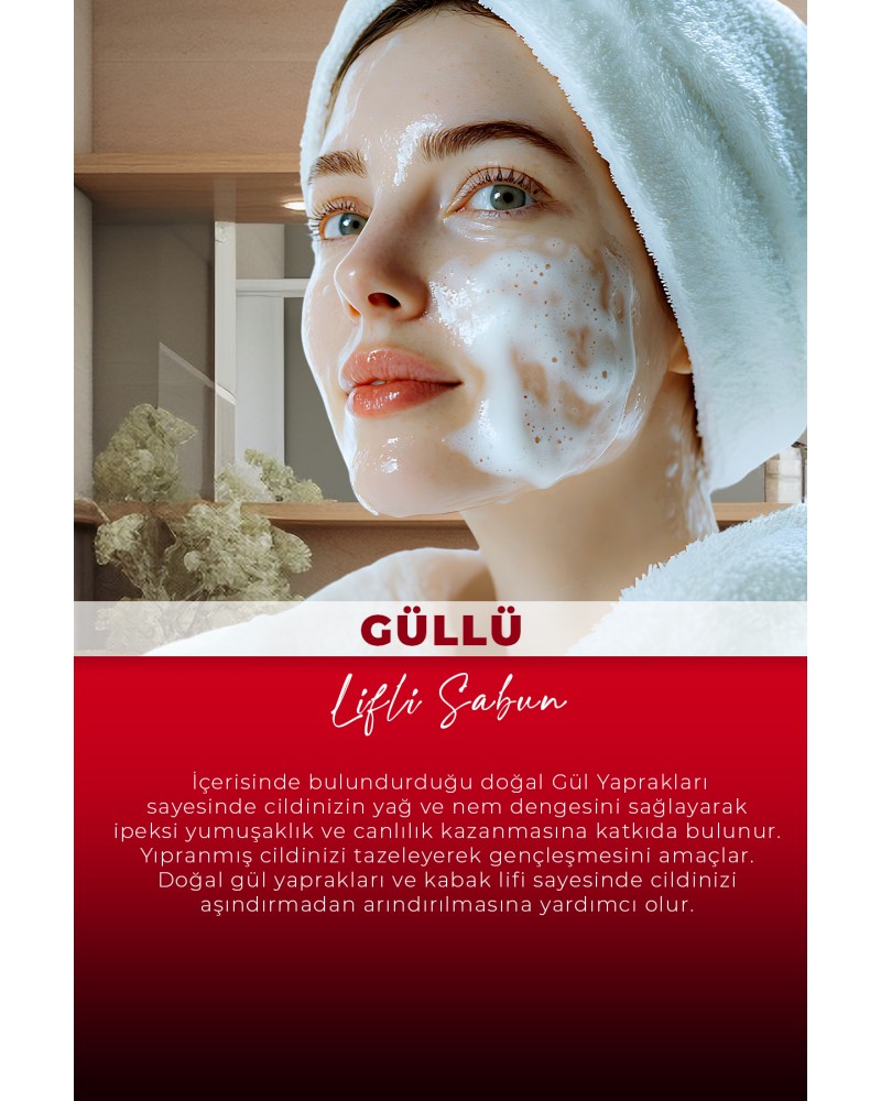 VA COSMETIC GÜLLÜ LİFLİ SABUN