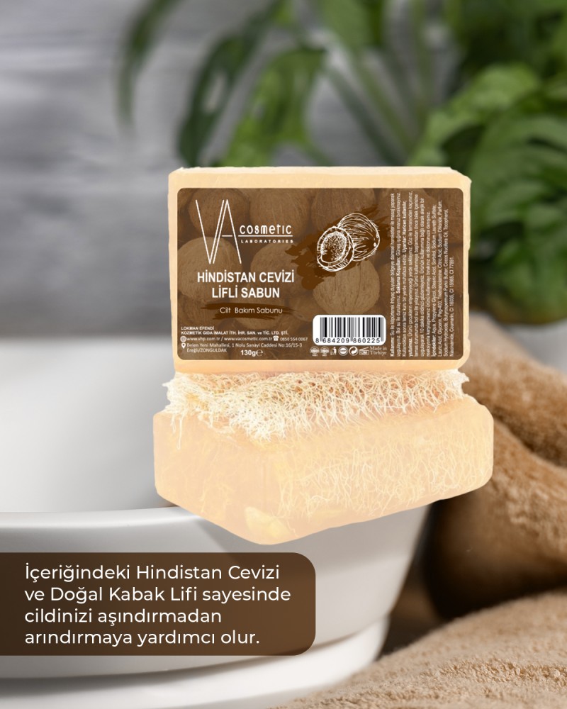 Hindistan Cevizi Lifli Sabun 130 gr