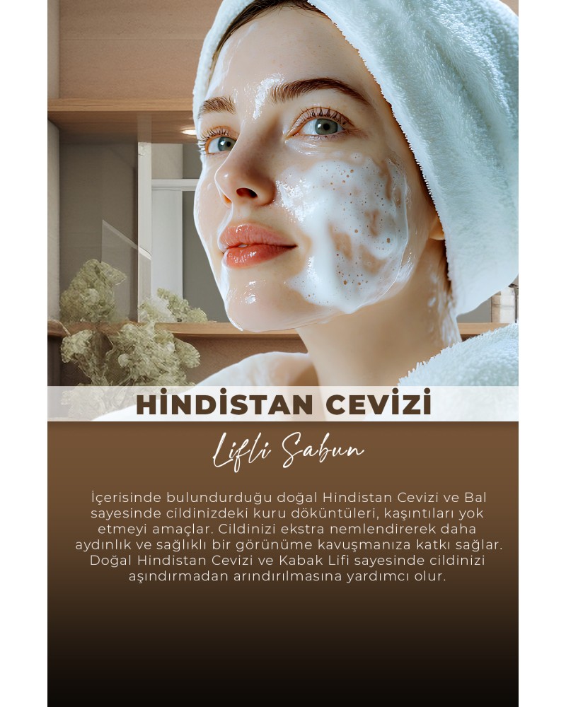Hindistan Cevizi Lifli Sabun 130 gr