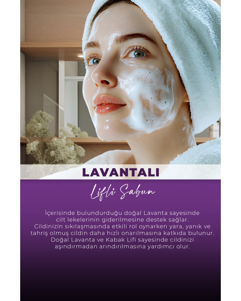 Lavantalı Lifli Sabun 130 gr