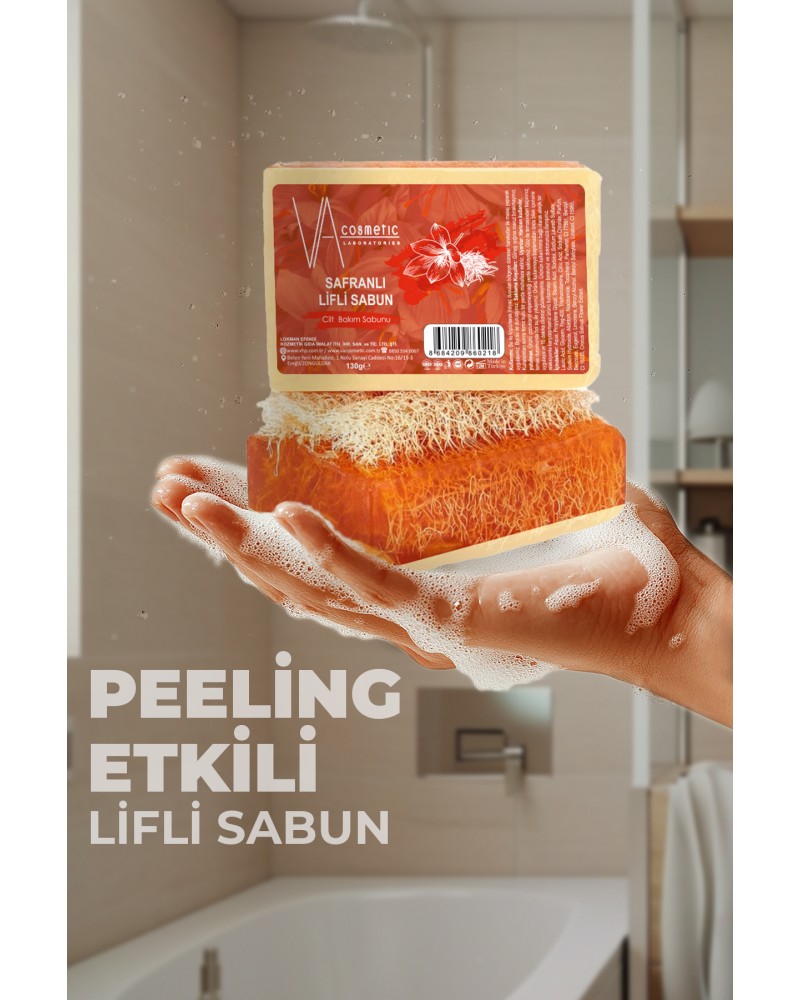 Safranlı Lifli Sabun 130 gr