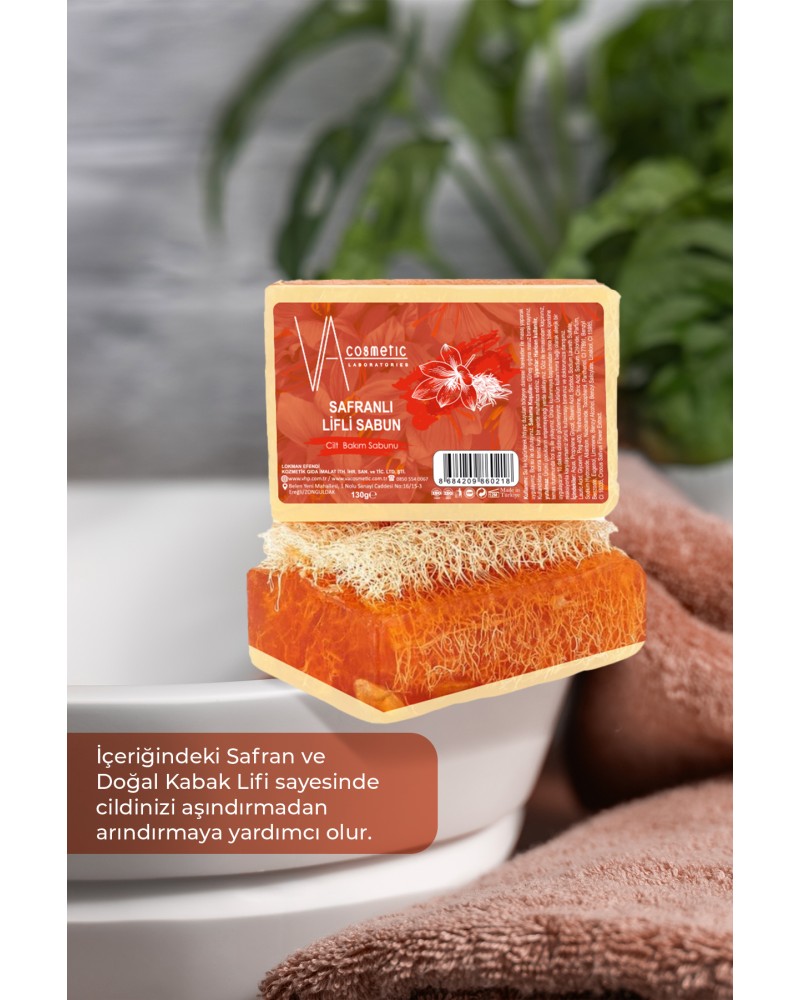 Safranlı Lifli Sabun 130 gr