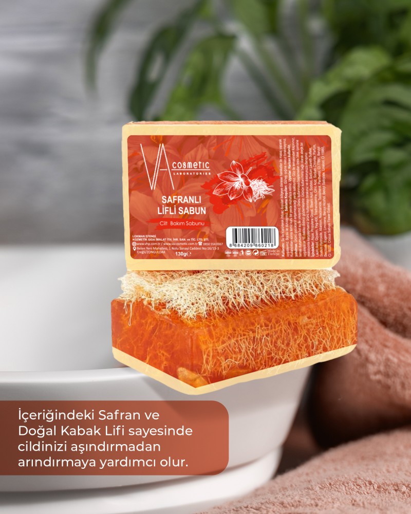 Safranlı Lifli Sabun 130 gr