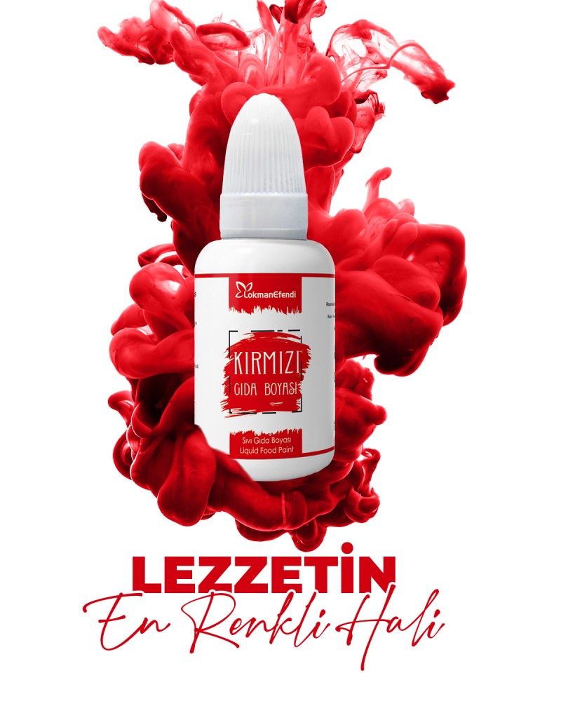 Sıvı Gıda Boyası Kırmızı 25ml