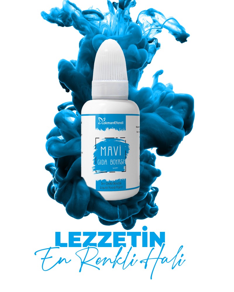 Sıvı Gıda Boyası Mavi 25 ml