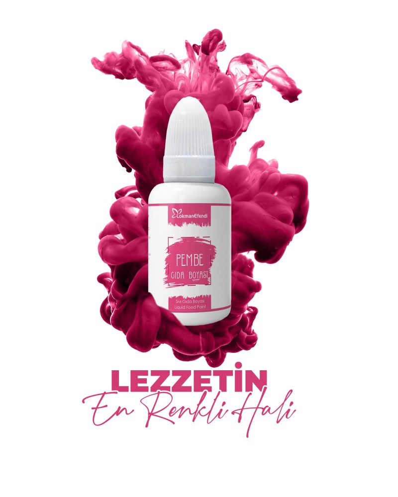 Sıvı Gıda Boyası Pembe 25 ml
