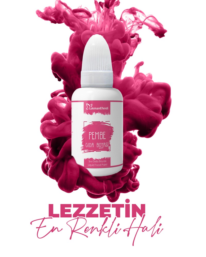 Sıvı Gıda Boyası Pembe 25 ml