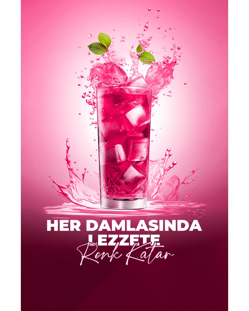 Sıvı Gıda Boyası Pembe 25 ml