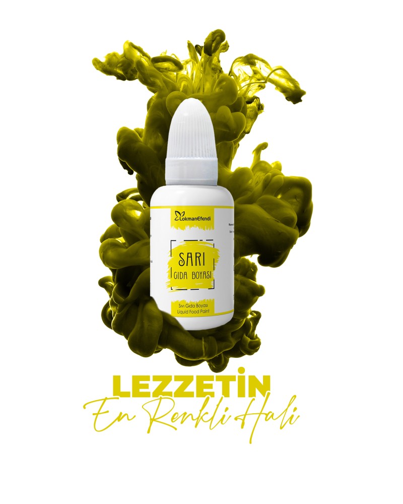Sıvı Gıda Boyası Sarı 25 ml
