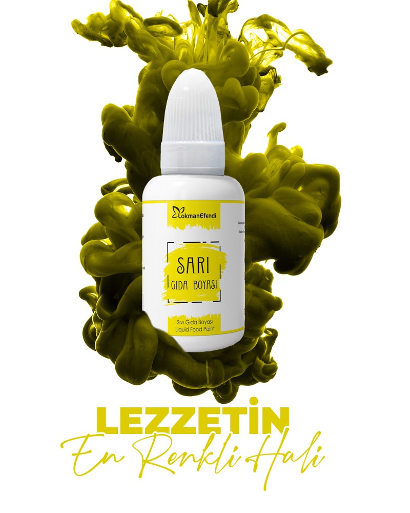 Sıvı Gıda Boyası Sarı 25 ml