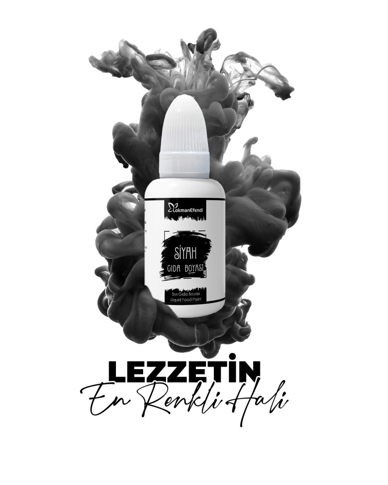 Sıvı Gıda Boyası Siyah 25 ml
