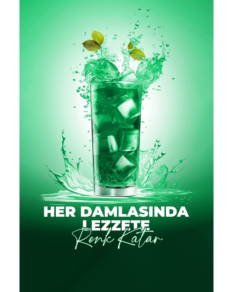Sıvı Gıda Boyası Yeşil 25 ml