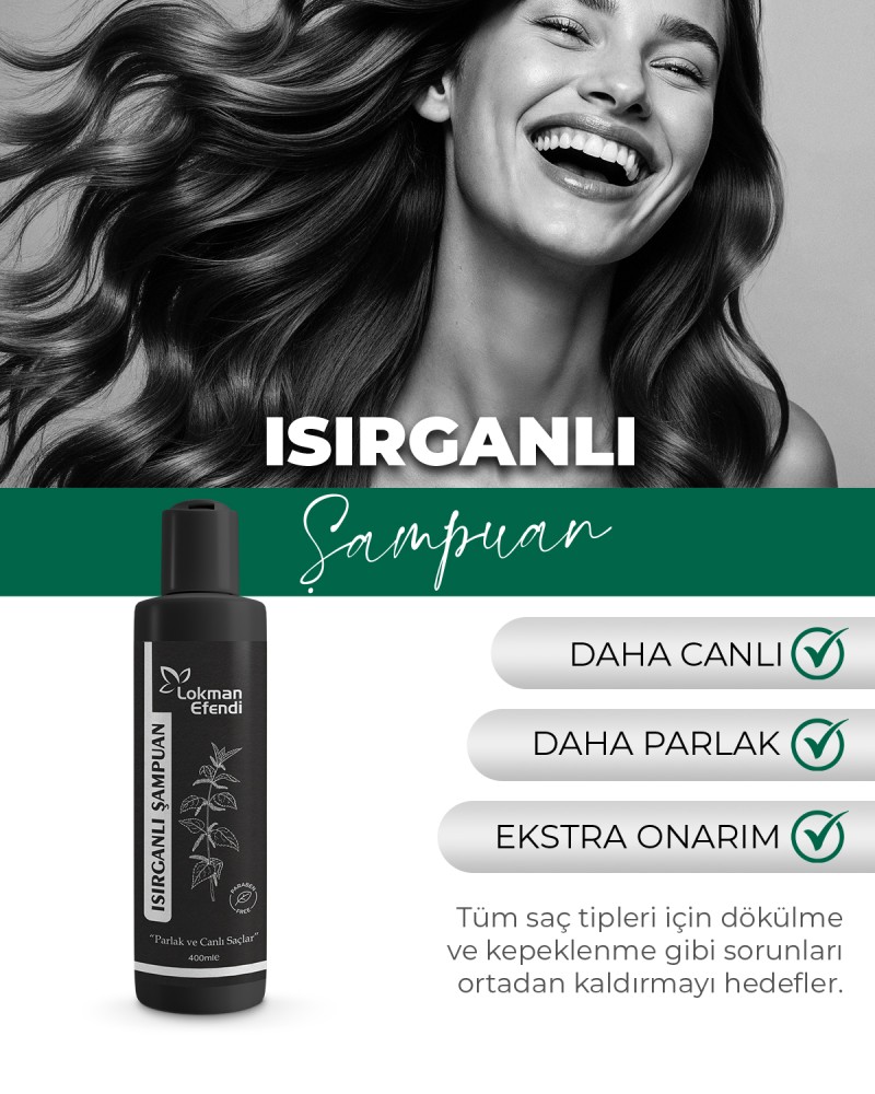 Isırganlı Şampuan 400 ml