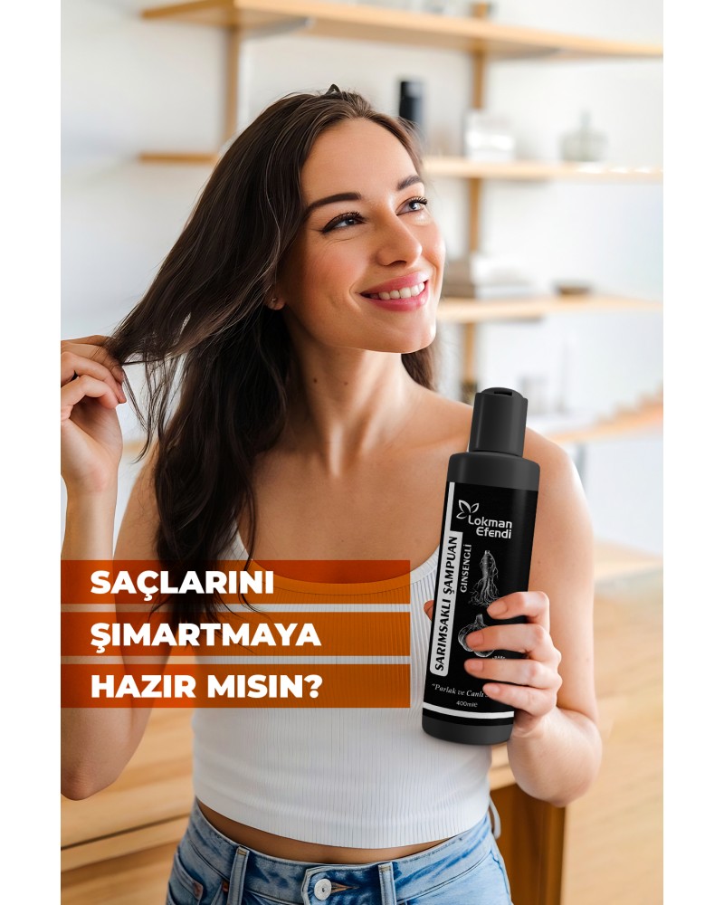 Sarımsaklı Ginsengli Şampuan 400 ml
