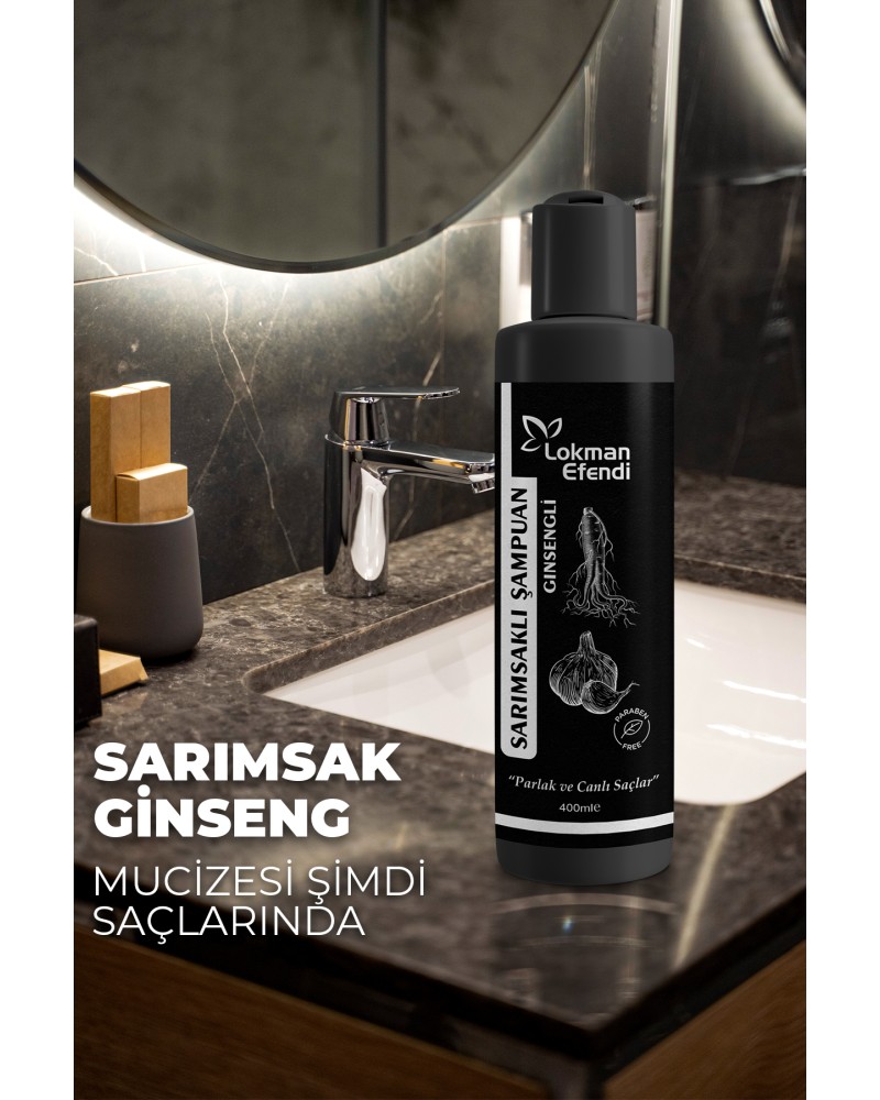Sarımsaklı Ginsengli Şampuan 400 ml