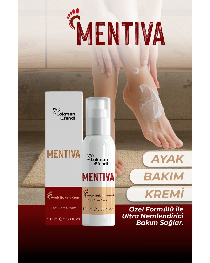 LOKMAN EFENDİ MENTİVA AYAK BAKIM KREMİ 100 ML -