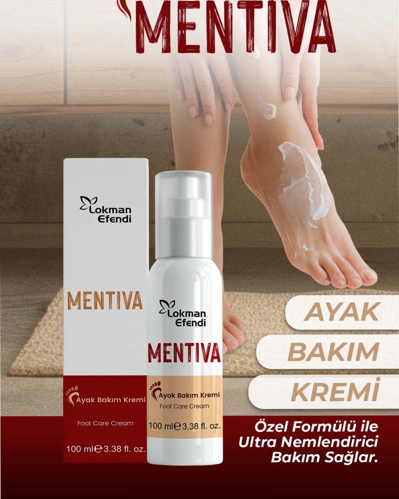 LOKMAN EFENDİ MENTİVA AYAK BAKIM KREMİ 100 ML -