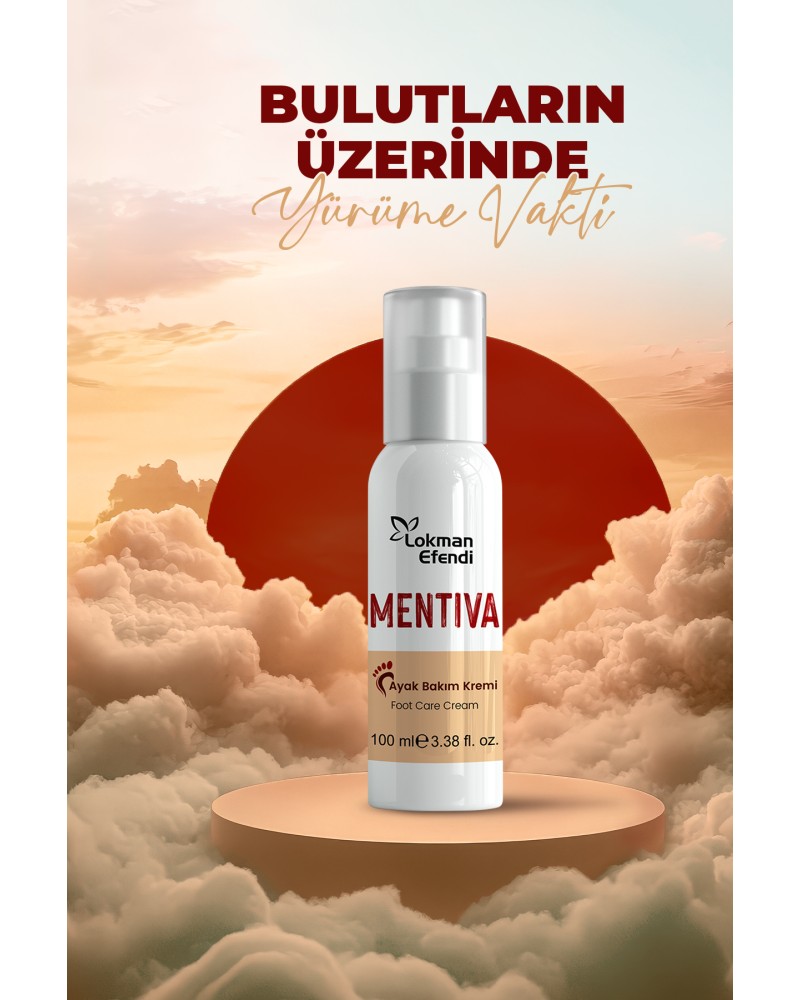 LOKMAN EFENDİ MENTİVA AYAK BAKIM KREMİ 100 ML -