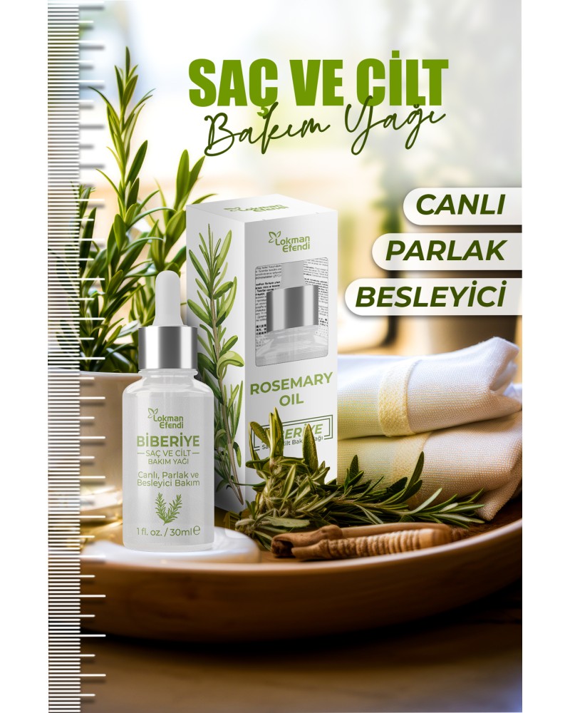 LOKMAN EFENDİ BİBERİYE SAÇ BAKIM YAĞI 30 ML -