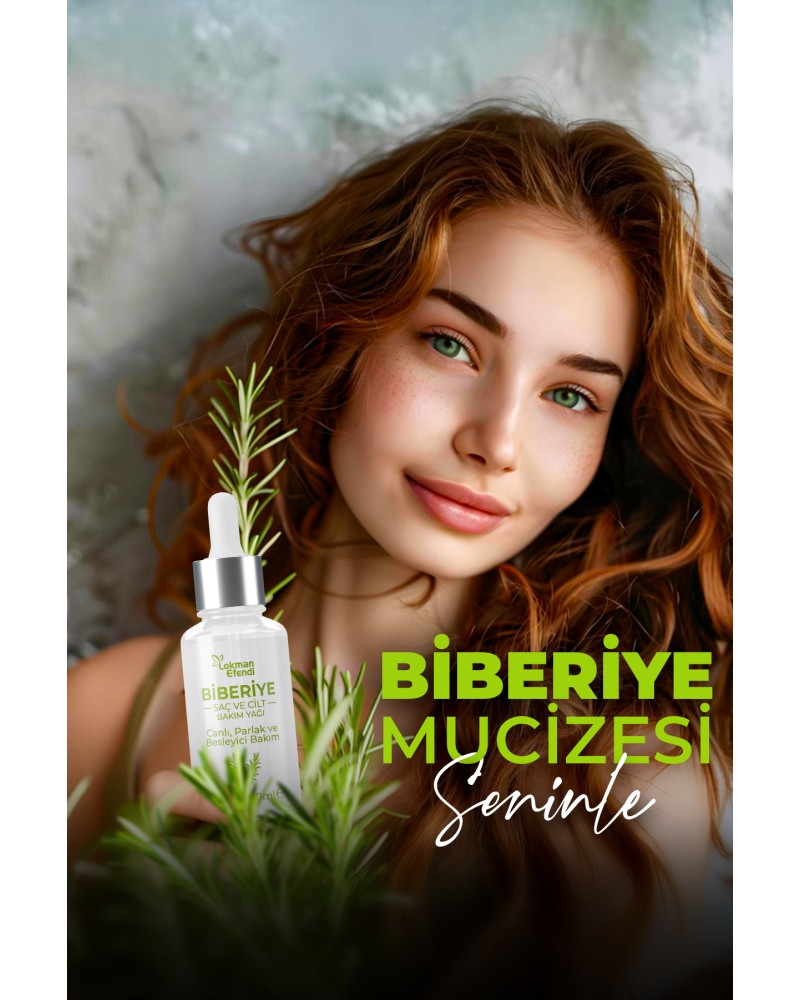 LOKMAN EFENDİ BİBERİYE SAÇ BAKIM YAĞI 30 ML -