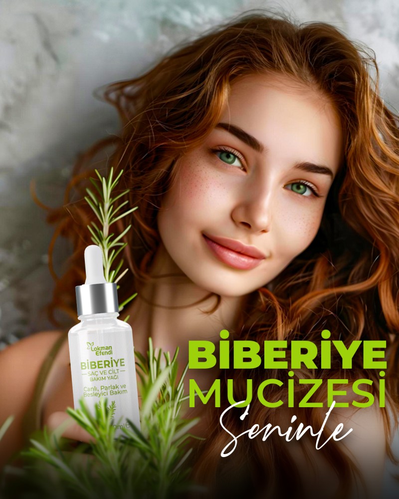 LOKMAN EFENDİ BİBERİYE SAÇ BAKIM YAĞI 30 ML -