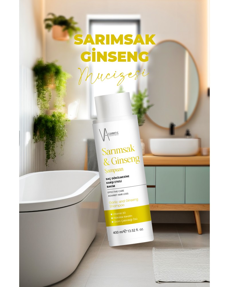 SARIMSAK GİNSENG ŞAMPUAN 400 ML - VA3