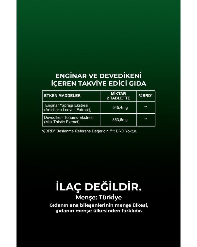 Enginar Devedikeni 60 Tablet - A.07387