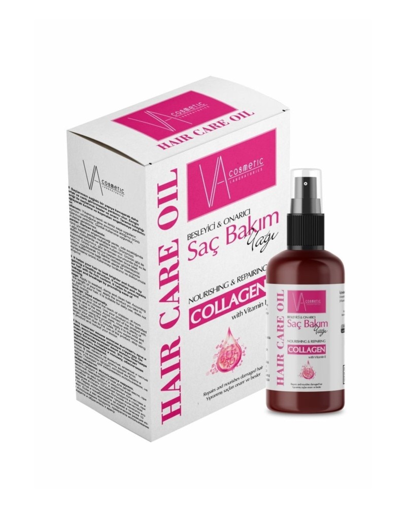 Collagen Saç Bakım Yağı Yıpranmış Saçları Onarır Ve Besler 50ml