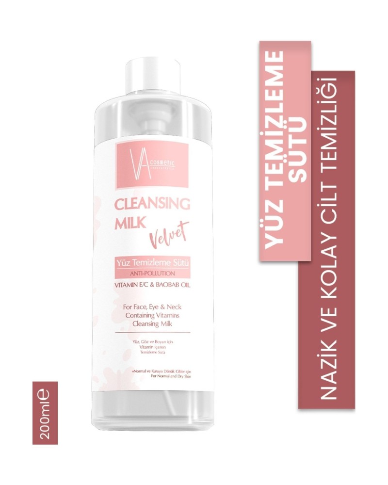 VA COSMETIC YÜZ TEMİZLEME SÜTÜ 200 ML