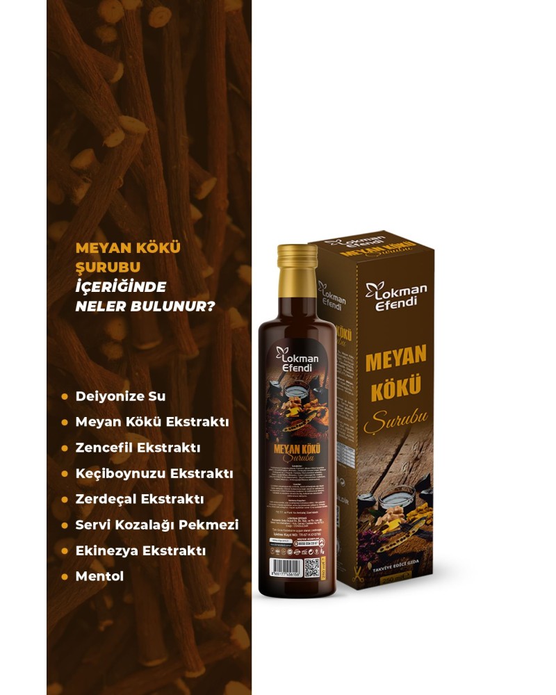 Meyan Kökü Şurubu 250 ml