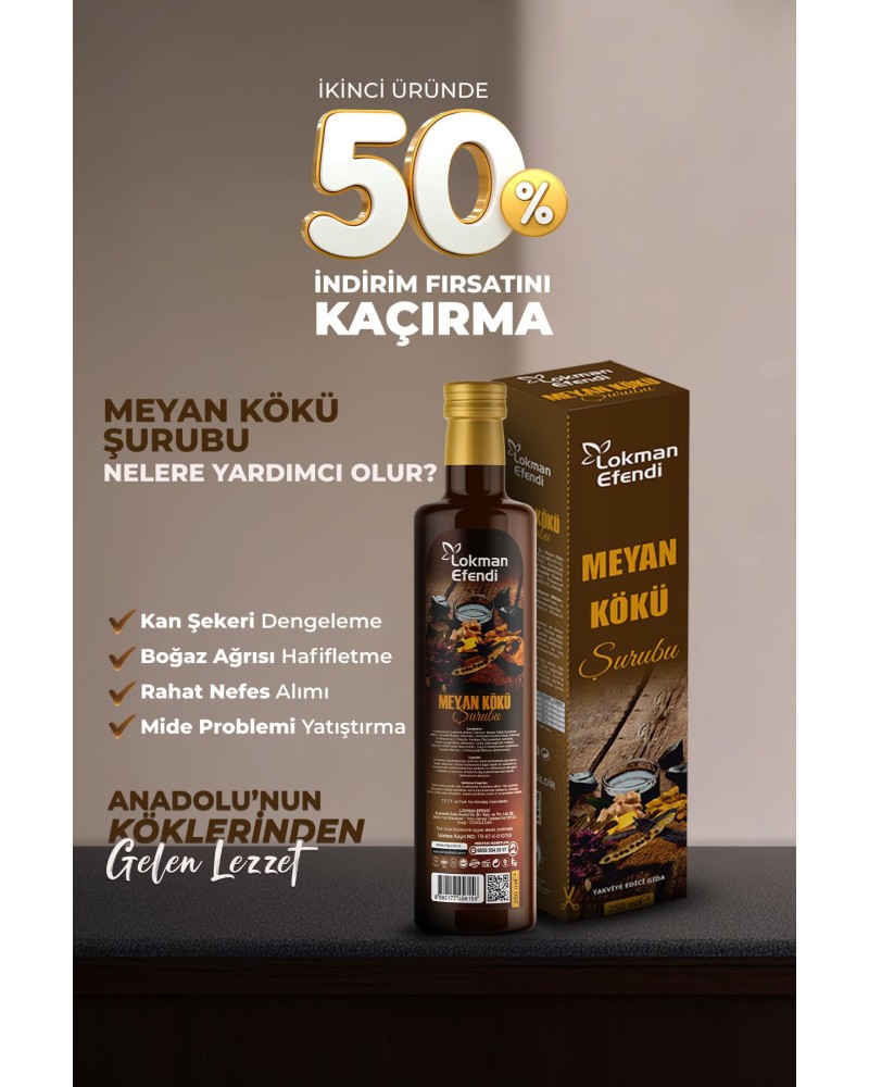 Meyan Kökü Şurubu 250 ml